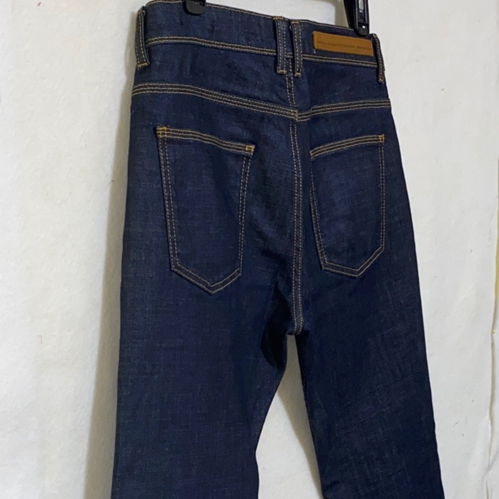 Zara Men’s Indigo Slim Jeans with Contrast Stitching - Picture 8 of 9